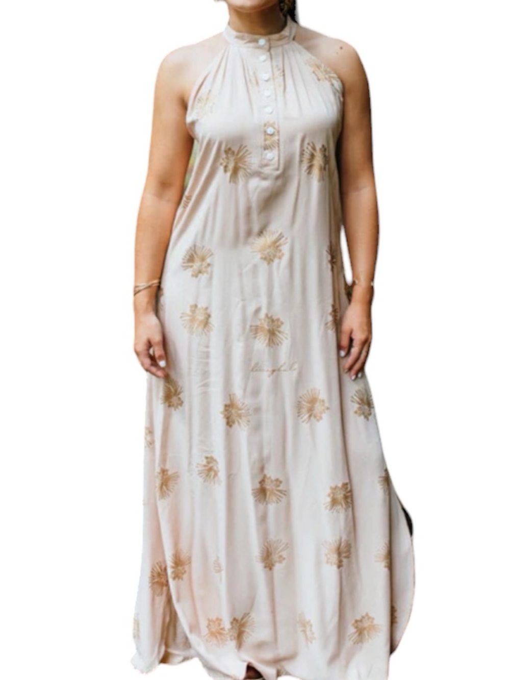 Living Hula Maxi Halter Dress